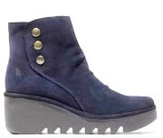 Botki damskie - Fly London Damskie botki BROM344FLY, granatowe, 37 EU, granatowy, 37 EU - miniaturka - grafika 1