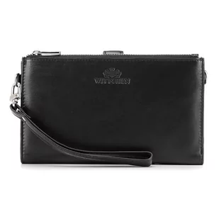 Damski portfel ze skóry z funkcją kopertówki - Portfele Damski portfel ze skóry z funkcją kopertówki - Portfele - miniaturka - grafika 1