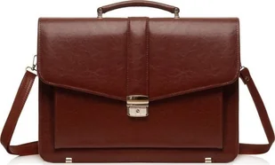 SKÓRZANA AKTÓWKA TECZKA NA DOKUMENTY SOLOME MILFORD KONIAK - Teczki i aktówki - miniaturka - grafika 1