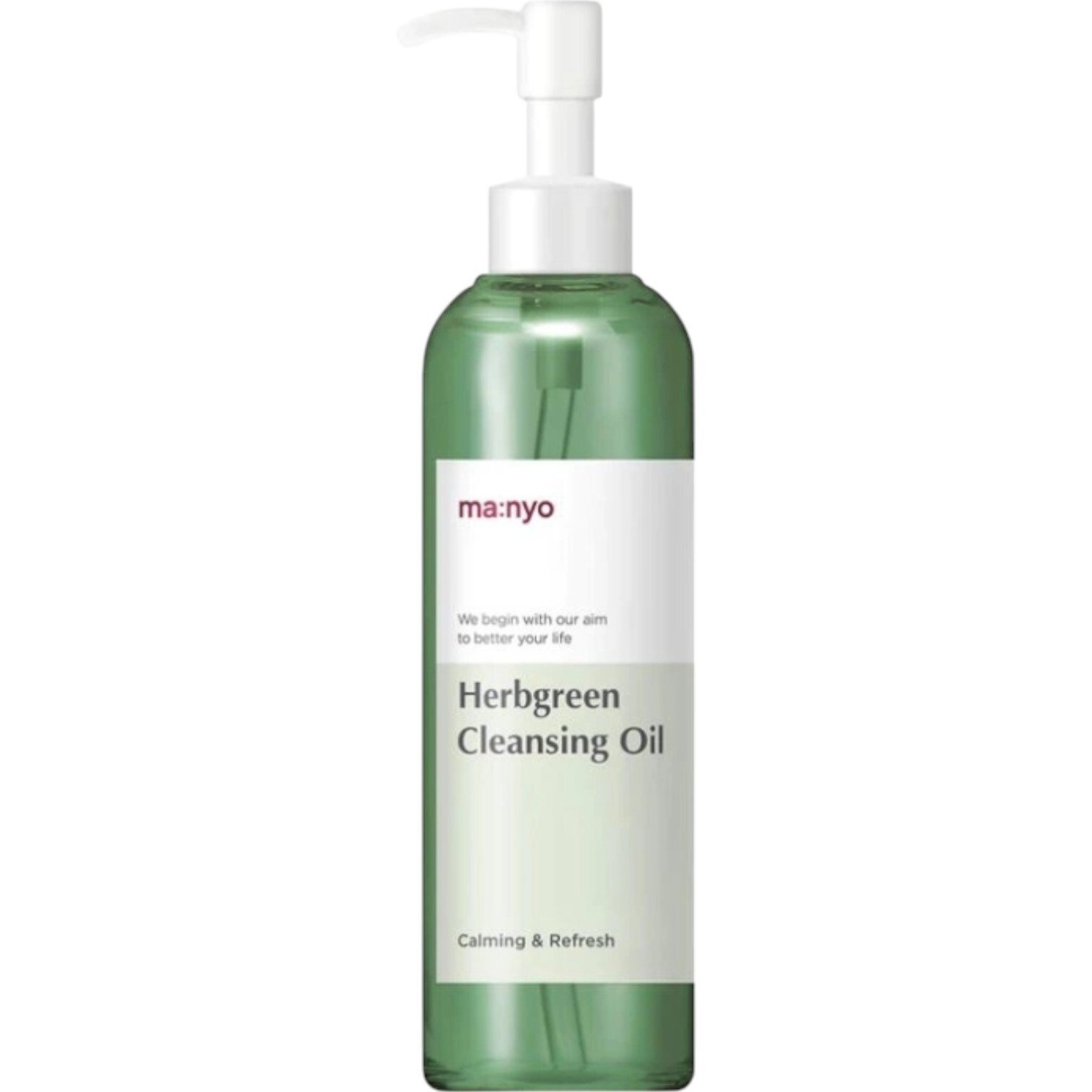 Ma:nyo Herb Green Cleansing Oil, Ziołowy olejek do oczyszczania twarzy