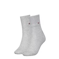 Skarpetki damskie - Tommy Hilfiger Skarpety damskie CLSSC (2 sztuki), szary melanż, 35-38 EU - miniaturka - grafika 1