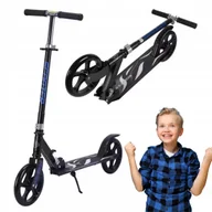 Hulajnogi - HULAJNOGA MIEJSKA SKŁADANA DLA DZIECI DOROSŁYCH DUŻE KOŁA 200mm 100kg REGUL - miniaturka - grafika 1