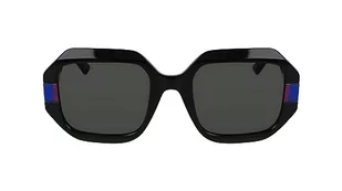 KARL LAGERFELD Damskie okulary przeciwsłoneczne KL6124S, czarne, jeden rozmiar, Czarny, Rozmiar uniwersalny - Okulary przeciwsłoneczne - miniaturka - grafika 1