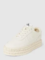 Espadryle damskie - Espadryle z nadrukiem z logo - miniaturka - grafika 1