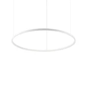 Lampy sufitowe - Ideal Lux Lampa wisząca ORACLE SLIM SP D90 ROUND biała 4000K 269870 269870/IL - miniaturka - grafika 1