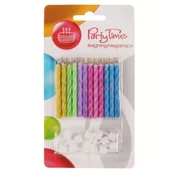 Urodziny dla dorosłych - Świeczki urodzinowe - niegasnące psikuski 12szt - miniaturka - grafika 1