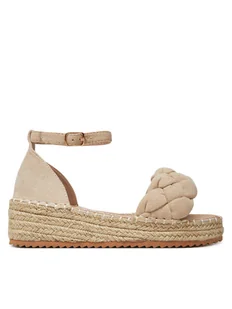 DeeZee Espadryle LE601-59 Beżowy - Espadryle damskie - miniaturka - grafika 1