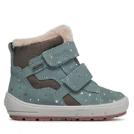 Buty dla dziewczynek - Śniegowce Superfit GORE-TEX 1-006316-7500 S Zielony - miniaturka - grafika 1
