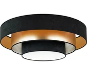 Lampy sufitowe - Duolla - LED Plafon LUNETA LED/26W/230V śr. 60 cm 4000K czarny/złoty - miniaturka - grafika 1