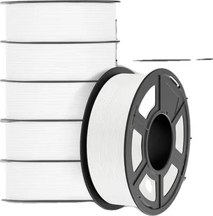 filament do drukarek 3D, dostępne różne materiały, odporność na wysokie temperatury, PLA MT White 11KG - Filamenty i akcesoria do drukarek 3D - miniaturka - grafika 1