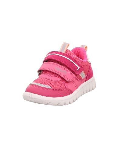 Superfit Dziewczęce Sport7 Mini Sneakersy, Pink Orange 5500, 34 EU