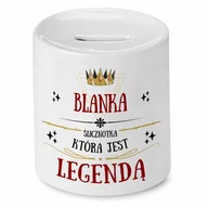 Skarbonki - Skarbonka na Urodziny 55 55te 55-te na Prezent z Nadrukiem ze Zdjęciem + Opakowanie na prezent (wzór 01) - miniaturka - grafika 1