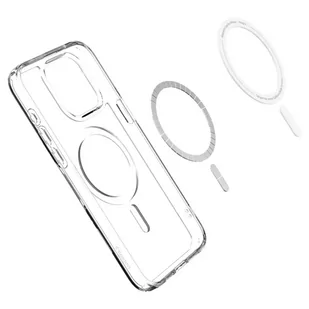 Etui Spigen Ultra Hybrid Mag do MagSafe do iPhone 15 Pro frost clear - Etui i futerały do telefonów - miniaturka - grafika 2