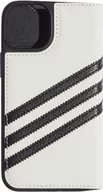 Etui i futerały do telefonów - Etui z klapką Adidas OR Booklet Case do Apple iPhone 13 White-black (8718846095501) - miniaturka - grafika 1