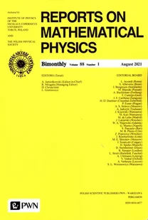 Reports On Mathematical Physics 881 - Polska - Andrzej Jamiołkowski, Ryszard Mrugała - Czasopisma - miniaturka - grafika 1
