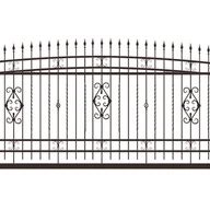 Ogrodzenia - Polbram Brama przesuwna bez przeciwwagi Verona 4x1,6 m lewa brązowa - miniaturka - grafika 1