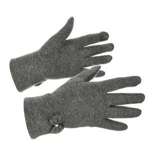 Rękawiczki damskie szare dotyk polarek BELTIMORE K30 szary, srebrny - Rękawiczki Rękawiczki damskie szare dotyk polarek BELTIMORE K30 szary, srebrny - Rękawiczki - miniaturka - grafika 1