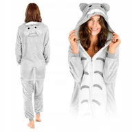 Piżamy damskie - PIŻAMA MĘSKA CIEPŁA TOTORO KIGURUMI ONESIE KOMBINEZON DŁUGI RĘKAW ZIMOWA M - miniaturka - grafika 1