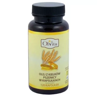OLVITA OLVITA OLEJ Z KIEŁKÓW PSZENICY W KAPSUŁKACH 120KAP - Suplementy naturalne - miniaturka - grafika 1
