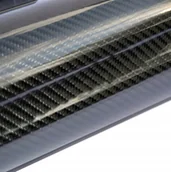 Akcesoria tuningowe - 5D Carbon Karbon Połysk Folia Okleina Czarna Czarny kokpit 150cm x 30cm - miniaturka - grafika 1