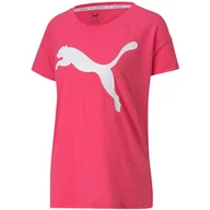Koszulki sportowe damskie - Koszulka damska Puma Active Logo Tee Glowing różowa - miniaturka - grafika 1