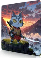 Podkładki pod mysz - PODKŁADKA GAMINGOWA Futrzasty Szogun 30x30 TILT Na biurko Wytrzymała - miniaturka - grafika 1