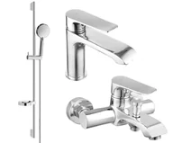 Zestawy prysznicowe - Mexen Pecos DS75 zestaw wannowy, chrom - 72703DS75-00 - miniaturka - grafika 1