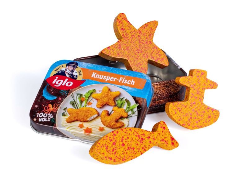 Chrupiąca ryba w puszce Iglo Erzi