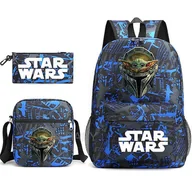 Plecaki - 3 sztuki / zestaw Tornistry szkolne Star Wars Mężczyźni Lekkie plecaki dla dzieci Dziewczęta Chłopcy Licealista Mochilas styl 1 - miniaturka - grafika 1