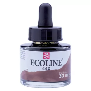 Ecoline, farba akwarelowa, 30 ml, Sepia - Farby i media malarskie - miniaturka - grafika 2