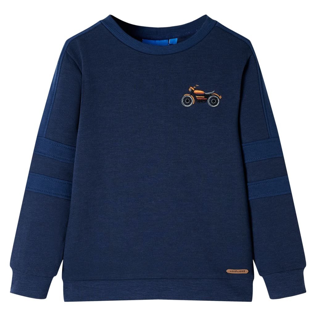 Bluza dziecięca, granatowy melanż, 92