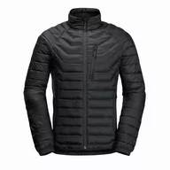Kurtki męskie - Męska kurtka hybrydowa Jack Wolfskin ROUTEBURN PRO INS JKT M black - S - miniaturka - grafika 1