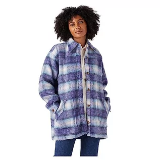 Kurtki damskie - Wrangler Damska kurtka oversized Western, Very Peri, L - grafika 1