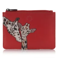 Portfele - Bilonówka damska Żyrafy Yoshi Y1321 - czerwona - miniaturka - grafika 1