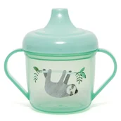 Kubki dla dzieci - Petit Monkey Petit Monkey - transparentny kubek treningowy z ustnikiem Leniwiec - miniaturka - grafika 1