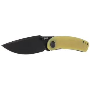 Nóż składany Kubey Momentum Yellow G10, Dark Stonewashed AUS-10 by Sherif Manganas (KU344F) - Noże - miniaturka - grafika 2