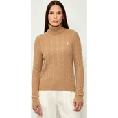 Swetry damskie - POLO RALPH LAUREN Wełniany golf | Regular Fit | z dodatkiem kaszmiru - miniaturka - grafika 1