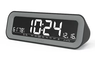 LAVVU Czarny cyfrowy budzik  SMART z radiem - Zegary - miniaturka - grafika 1