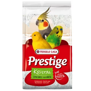 Klatki i wyposażenie dla ptaków - Prestige Kristal piasek muszelkowy - 5 kg - grafika 1