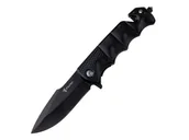 Noże - NÓŻ RATOWNICZY CZARNY FOXTER - miniaturka - grafika 1