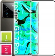 Szkła hartowane na telefon - Szkło Hartowane PREMIUM Do Realme GT7 Pro Curved, Pełne 5D, 9H, Ochronne - miniaturka - grafika 1