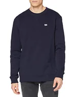 Bluzy męskie - Lee Bluza męska Plain Crew SWS, granatowy (Midnight Navy), 3XL - miniaturka - grafika 1