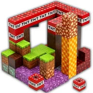 Klocki - Klocki Magnetyczne Sześciany 3D Zestaw Edukacyjny Kreatywne Budowanie 120el + 2 figurki - miniaturka - grafika 1