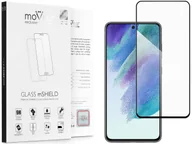 Etui i futerały do telefonów - moVear 2.5D Max - Szkło Hartowane Do Samsung Galaxy S21 Fe (6.4") Na Cały Ekran | Do Etui, Fullglue, 9H - miniaturka - grafika 1