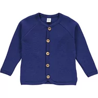 Kurtki i płaszcze dla chłopców - Fred's World by Green Cotton Boy's Wool kurtka polarowa, ciemnoniebieska, 116/122, Deep Blue, 116-122 - miniaturka - grafika 1