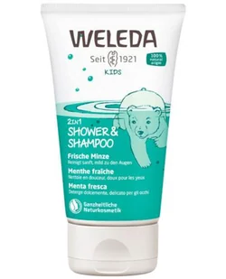 Weleda SPOL. S.R.O. Kids 2w1 szampon i płyn do mycia ciała Mighty Mint 150 ml 7084106 - Szampony do włosów - miniaturka - grafika 1