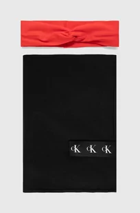 Calvin Klein jednoczęściowy strój kąpielowy kolor czerwony miękka miseczka - Stroje kąpielowe - miniaturka - grafika 1