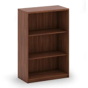 B2B Partner Regał biurowy Mirelli A+, 800 x 400 x 1200 mm, orzech CF F07413, SS-881 - Regały biurowe - miniaturka - grafika 1