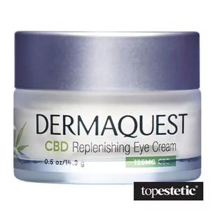 DermaQuest CBD Replenishing Eye Cream Krem na okolice oczu 15 ml - Kosmetyki pod oczy - miniaturka - grafika 1