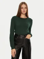 Swetry damskie - Vila Sweter Ril 14054177 Zielony Regular Fit - miniaturka - grafika 1